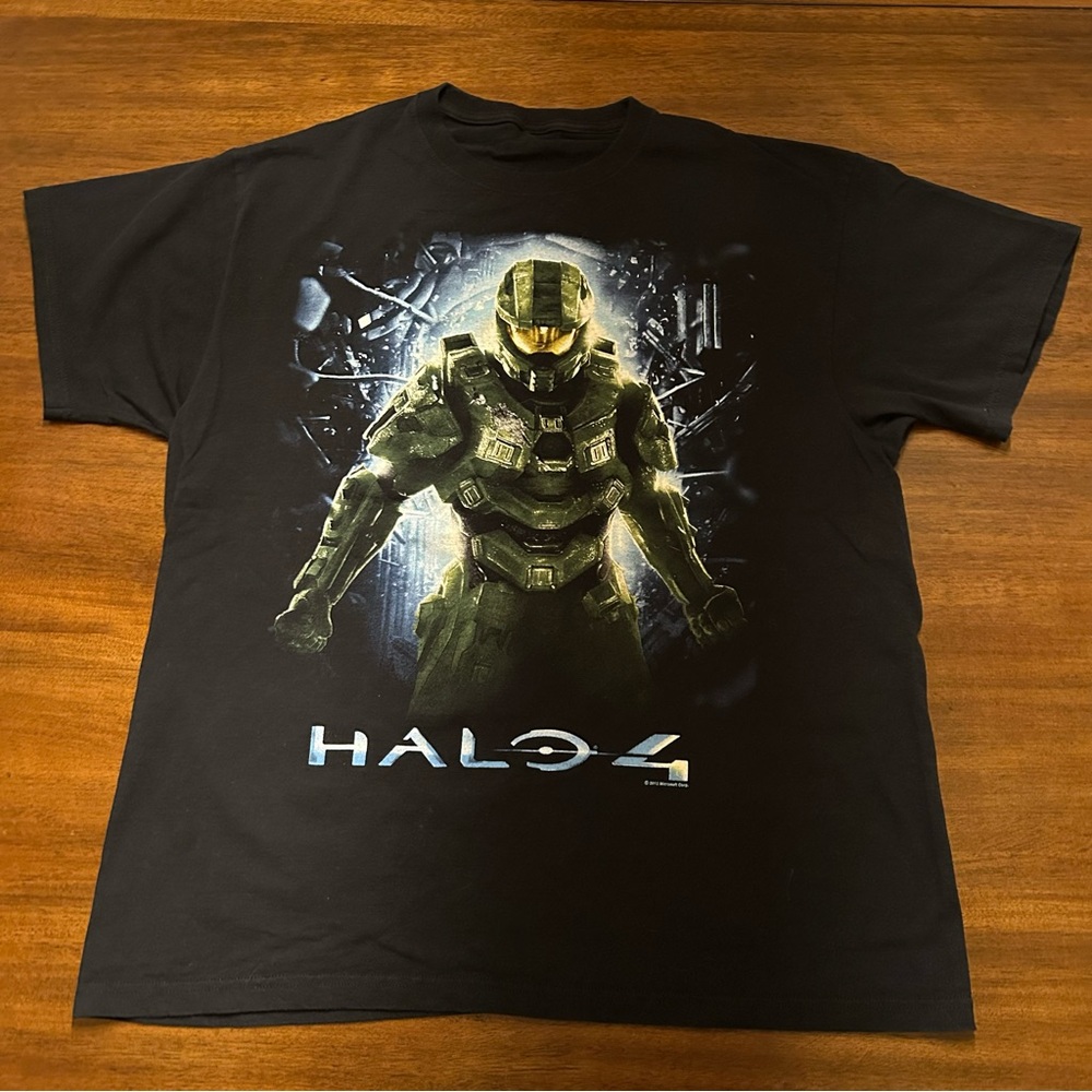 Halo 4 Men's T-Shirt Xbox Master Chief 2012 Tee Size XL